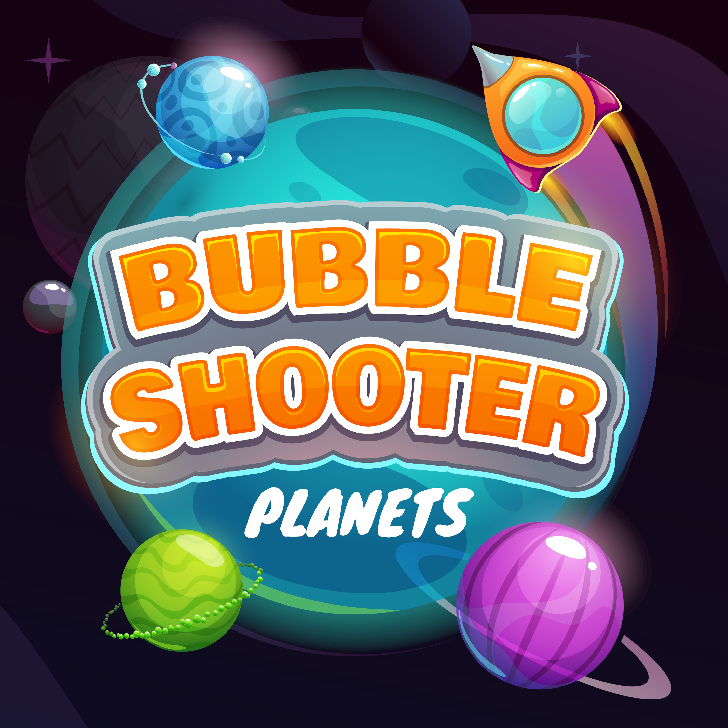 Bubble Shooter Planets
